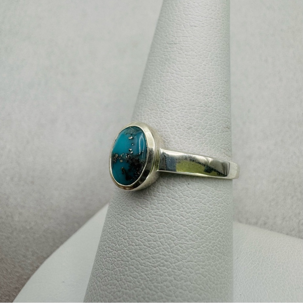 Persian Turquoise S925 Ring - Picture 4 of 5